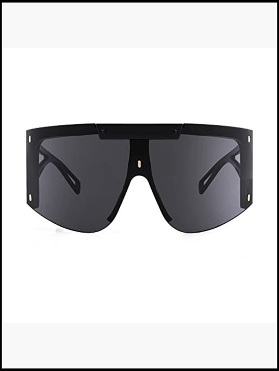 Oversized Wrap Shield Sunglasses for Cycling Driving Vacation